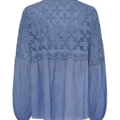 MARTA DU CHATEAU dame bluse MdcAurora - Jeans Cold Wash Outlet