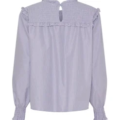 MARTA DU CHATEAU dame bluse MdcBlossom 7449 - NavyVar3 Online