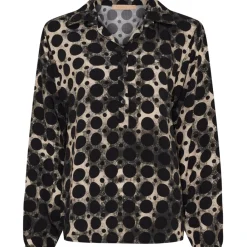 MARTA DU CHATEAU dame bluse MdcLilou 6528 - Black386TPU Outlet