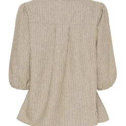 MARTA DU CHATEAU dame bluse MdcSybil 7516 - BrownVar4 Outlet