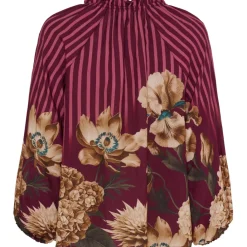 MARTA DU CHATEAU dame bluse MdcOctavia 003B - Bordeaux6022 Sale