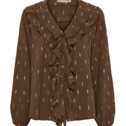 MARTA DU CHATEAU dame bluse MdcOasis 7657 - Chocolate2918 Hot