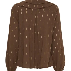 MARTA DU CHATEAU dame bluse MdcOasis 7657 - Chocolate2918 Hot