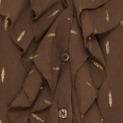 MARTA DU CHATEAU dame bluse MdcOasis 7657 - Chocolate2918 Hot