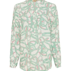 MARTA DU CHATEAU dame bluse MdcAstrid 8128 - Aqua4100 Online