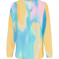 MARTA DU CHATEAU dame bluse MdcAstrid 8128 - Turchis7640 Outlet