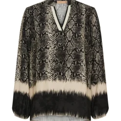 MARTA DU CHATEAU dame bluse MdcEmmanuelle 38824 - NeroHY740 Clearance