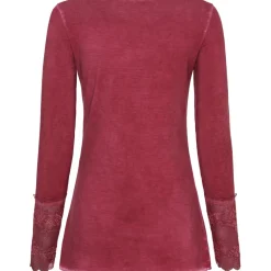 MARTA DU CHATEAU dame bluse 11297 - Bordeaux Hot