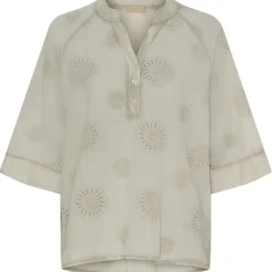 MARTA DU CHATEAU dame bluse MDCTania - Sabbia coldwash