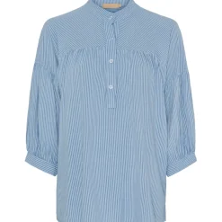 MARTA DU CHATEAU dame bluse MdcIlina - Avio Stripe Online