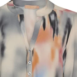 MARTA DU CHATEAU dame bluse MdcAstrid 8128 - Grigioq3006-11