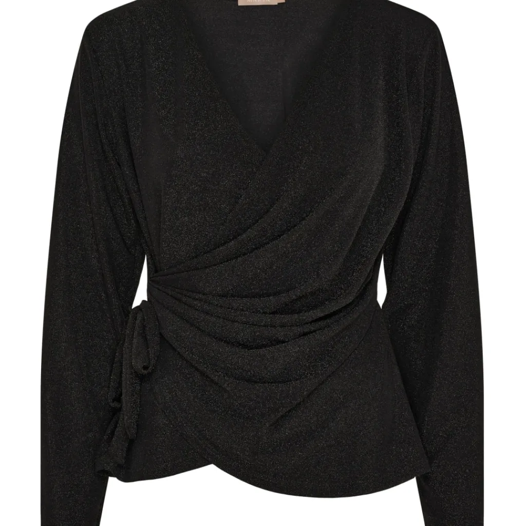 MARTA DU CHATEAU dame bluse MdcAndi 1612 - Black Sale