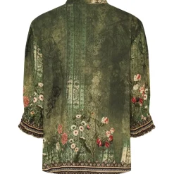 MARTA DU CHATEAU dame bluse MdcMelisande 7527 - Military5295tpg Sale