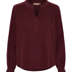 MARTA DU CHATEAU dame bluse MdcMorgana 2518115V - Bordeaux6269 Outlet