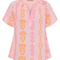 MARTA DU CHATEAU dame bluse MdcStine 7370C - Pink Clearance