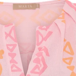 MARTA DU CHATEAU dame bluse MdcStine 7370C - Pink Clearance