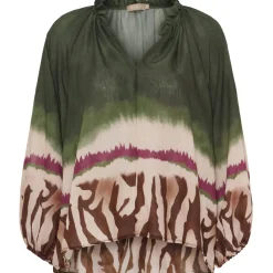 MARTA DU CHATEAU dame bluse MdcBelladonna 003 - Military Online