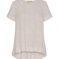 MARTA DU CHATEAU dame bluse MdcNatalie - Panna Old Rose 2017 Stripe Discount