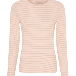 MARTA DU CHATEAU dame bluse 5356 - Beige/Gold Clearance