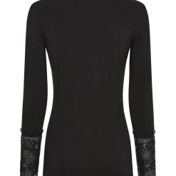 MARTA DU CHATEAU dame bluse 11297 - Black Discount