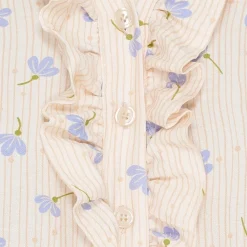 MARTA DU CHATEAU dame bluse MdcCharlie 6892 - CelesteCF0213ypV3 Discount