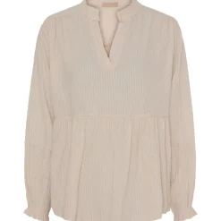 MARTA DU CHATEAU dame bluse MdcAlberta - Sabbia Hot