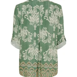 MARTA DU CHATEAU dame bluse MdcFranziska 1614new - MilitaryHL013DB