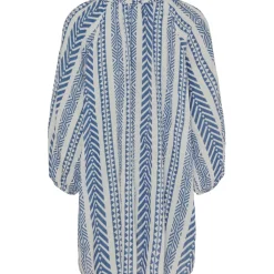 MARTA DU CHATEAU dame bluse MdcKairah - Jeans Blue Best