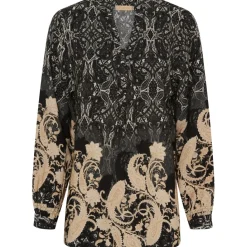 MARTA DU CHATEAU dame bluse MdcAstrid 8128 - Nero3277 New