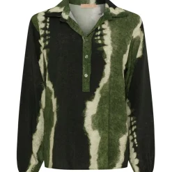 MARTA DU CHATEAU dame bluse MdcLilou 6528 - Military3685TPE Best