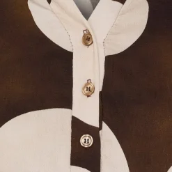 MARTA DU CHATEAU dame bluse MdcAspen 7704 - MarroneEZ552DB Online