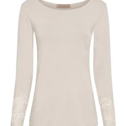 MARTA DU CHATEAU dame bluse 11297 - Beige Hot