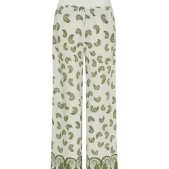 MARTA DU CHATEAU dame bukser MdcAnette - White/Military Outlet