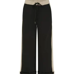 MARTA DU CHATEAU dame bukser MdcLupita 69236 - Black/Beige Online