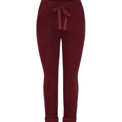 MARTA DU CHATEAU dame bukser MdcPecan 22080 - Bordeaux