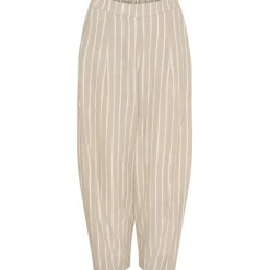 MARTA DU CHATEAU dame bukser MdcFausta 16635T - BeigeStripeLurex260 Clearance
