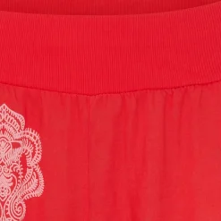 MARTA DU CHATEAU dame bukser MdcAnette - Red/WhitePrint Best