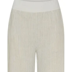 MARTA DU CHATEAU dame bukser MdcAnette - Panna Beige 1752 Stripe Sale