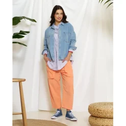 MARTA DU CHATEAU dame bukser MdcFlorence 62786 - Salmone2194 Clearance