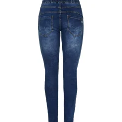 MARTA DU CHATEAU dame bukser MdcArcelia Mdc177-26174 - Dark Blue Denim Sale
