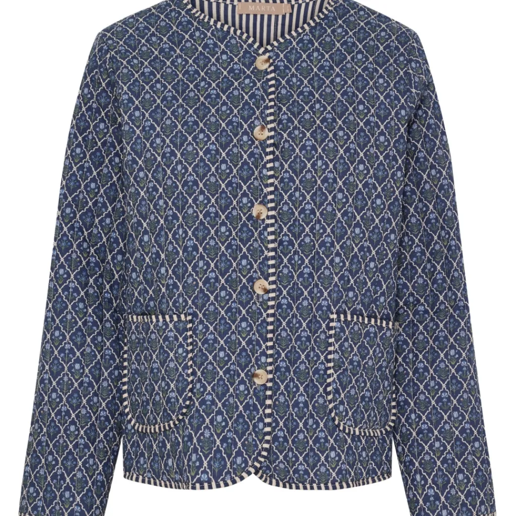 MARTA DU CHATEAU dame jakke MdcAvril 86567 - Navy New