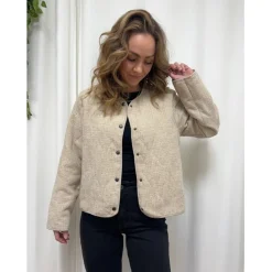 MARTA DU CHATEAU dame jakke MdcRoseanne - Beige Discount