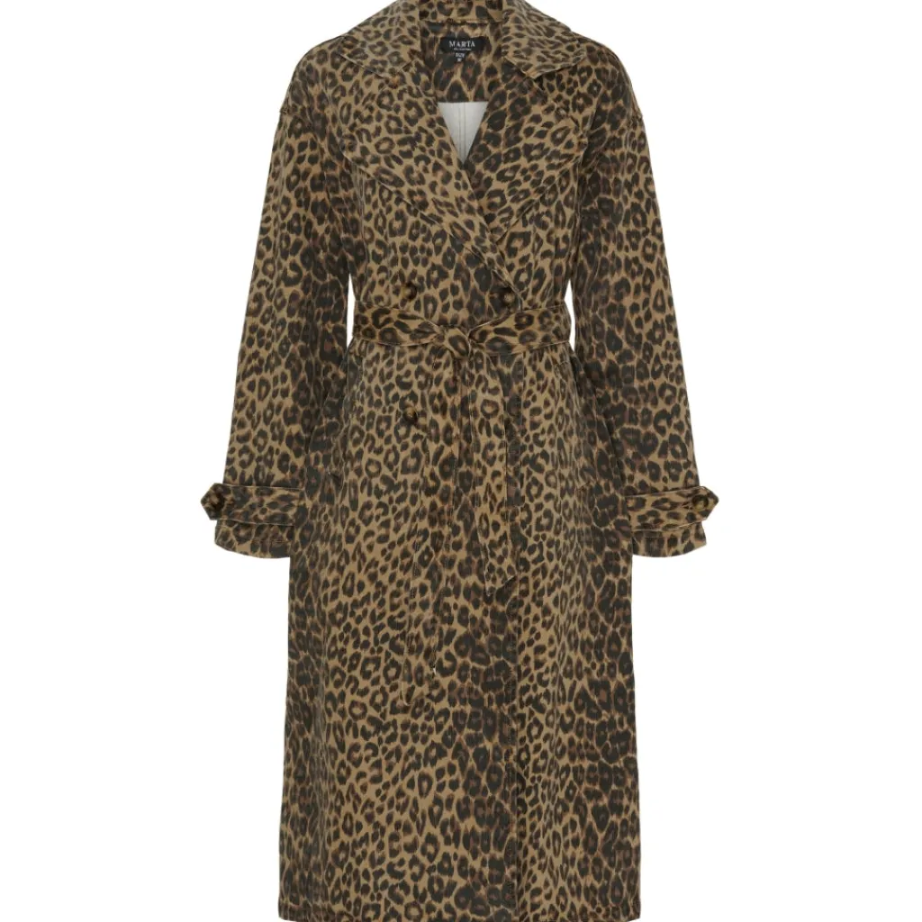 MARTA DU CHATEAU dame jakke MdcVilaJeans Mdc189-V8206 - Leopard Sale