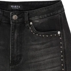 MARTA DU CHATEAU dame jeans MdcIngeborg MDC213-8529 - Grey