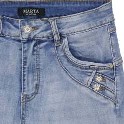 MARTA DU CHATEAU dame jeans Emma 2655 - Denimblue Clearance