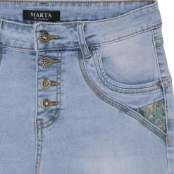 MARTA DU CHATEAU dame jeans Emma 2630 - Denimbluedenim Clearance