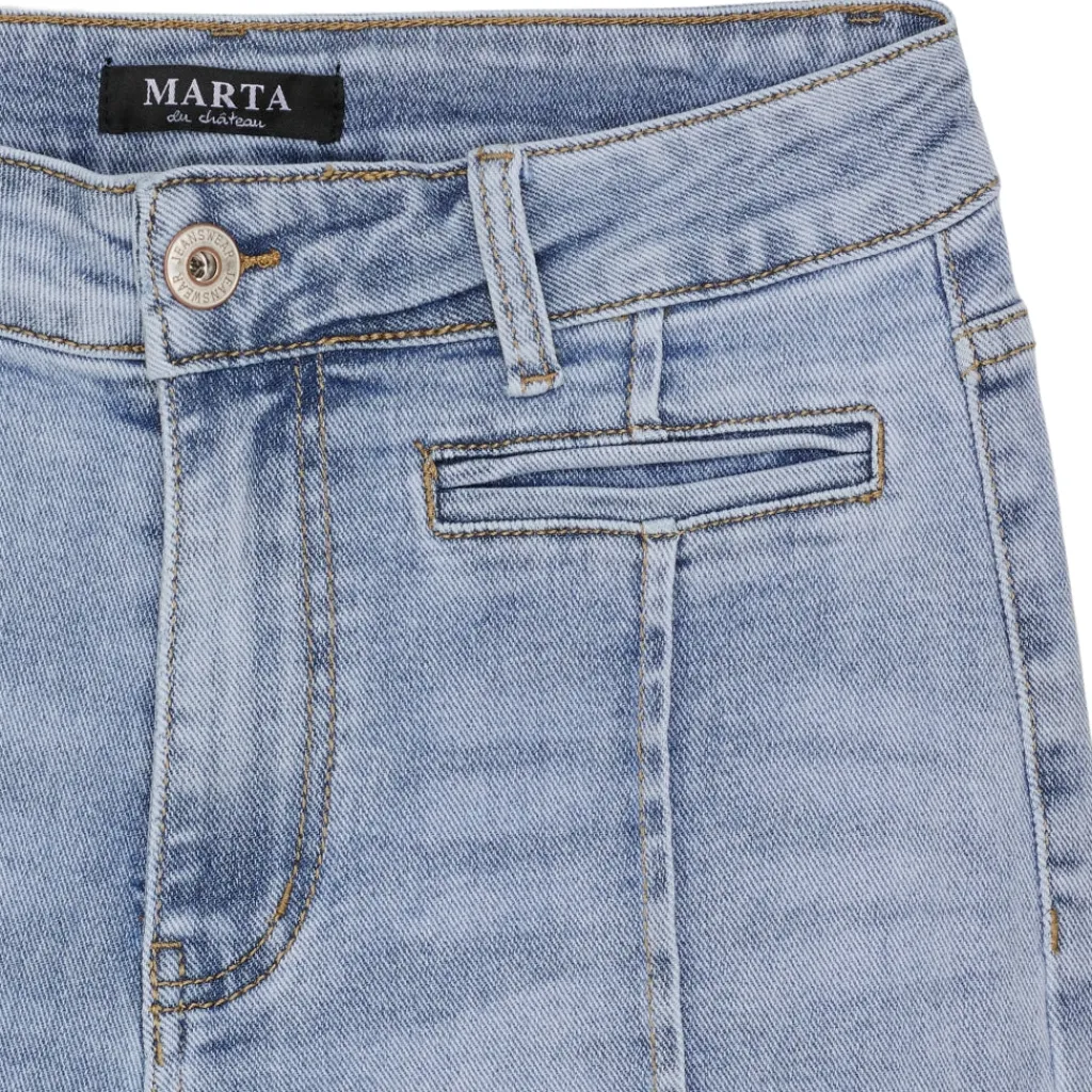 MARTA DU CHATEAU dame jeans MdcIrene MDC198-26308 - Blue Denim New