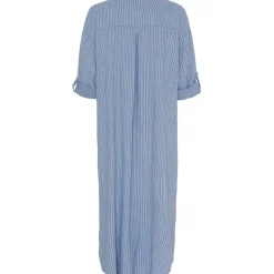 MARTA DU CHATEAU dame kjole MdcNess - Jeans/WhiteStripe Online