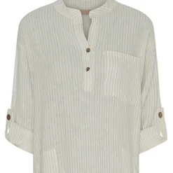 MARTA DU CHATEAU dame kjole MdcNess - Panna Beige 1752 Stripe Best