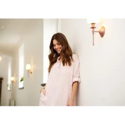 MARTA DU CHATEAU dame kjole MdcNess - Rose/WhiteStripe Best